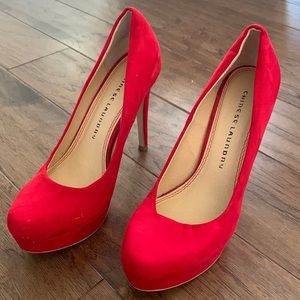 Chinese Laundry Red Pumps
